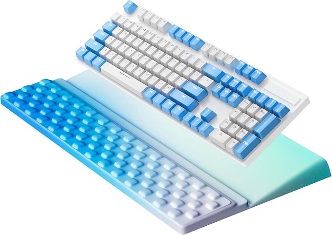 Ospelelf Ergonomic Keyboard Wrist Rest Pad Comfortable Keyboard Stand Riser