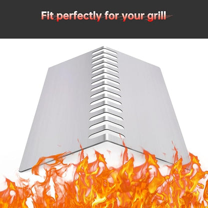 Cozilar 16516 16631 16520 Grill Burner Replacement for 5 Burners Bull Grill Replacement Parts Bull Brahma 57568 57569, Cal Flame BBQ04103000, BBQ04103010-CC, Grill Heat Plates Grill Parts Accessories