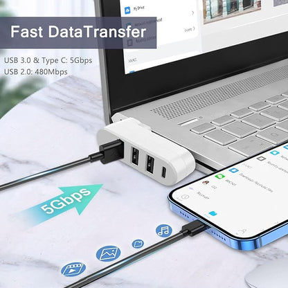 VIENON 4-Port USB 3.0 Hub, USB Splitter