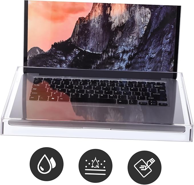 Gadpiparty Acrylic Keyboard Cover Clear Waterproof Laptop Keyboard Protector