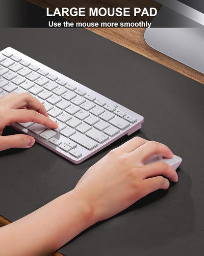Small Desk Mat, Leather Desk Pad Protector, Desk Mouse pad, Office Desk mat