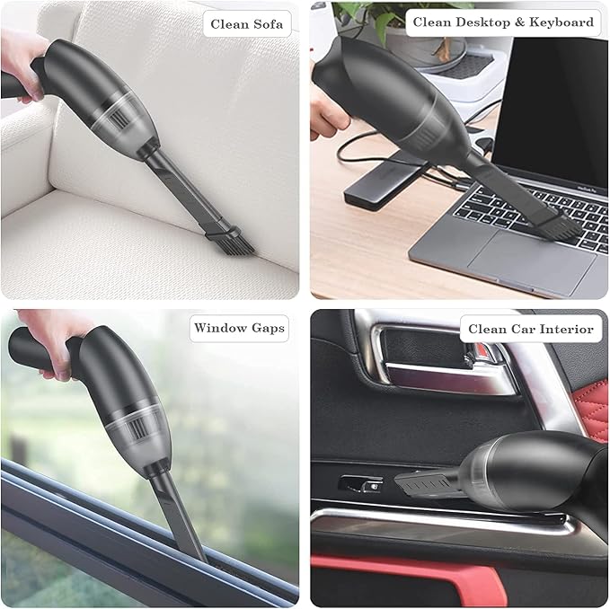 Mini Vacuum Cleaner-Rechargeable, Desk Vacuum Cleaner