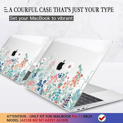 CISSOOK Compatible with MacBook Pro 13 inch Case M2 2025-2020 Model M1 M2 A2338