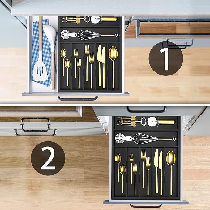 Utensil Organizer Silverware Drawer Organizer