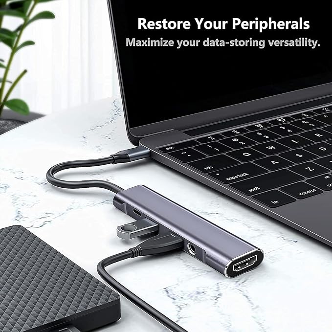 USB C to HDMI Adapter Dex Dock for Galaxy S25/S24/S23/S22/Note20/TabS9/S8/S7