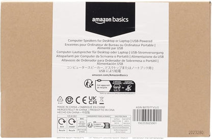 Amazon Basics USB-Powered Computer Speakers