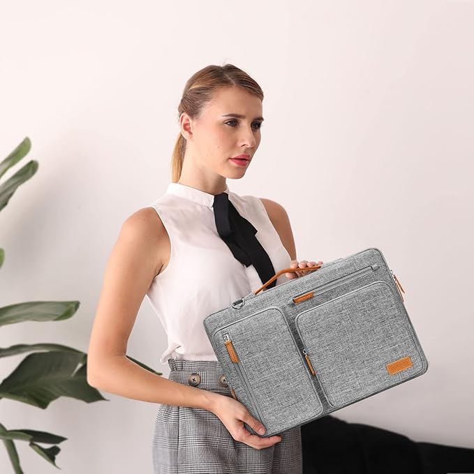 MOSISO 360 Protective Laptop Shoulder Bag, 15 inch Computer Bag Compatible