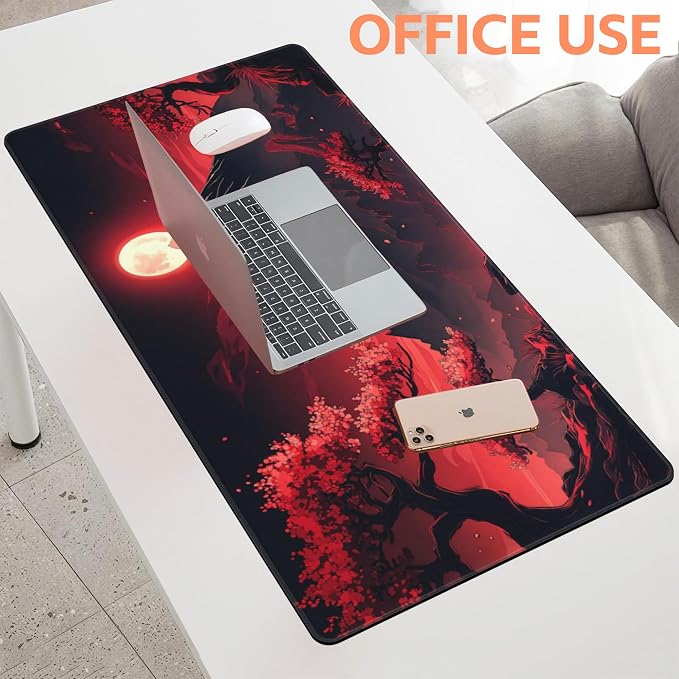 Mouse Pad Large Japanese Landscap Non-Slip Game Desk Mat