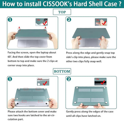 CISSOOK Creative Bulb Case for MacBook Pro 13 Inch 2025-2020 Release A2338