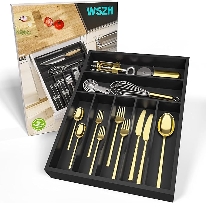 Utensil Organizer Silverware Drawer Organizer