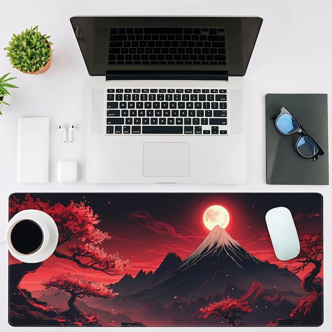 Mouse Pad Large Japanese Landscap Non-Slip Game Desk Mat