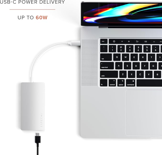 Satechi 8 in 1 USB C Hub Multiport Adapter V2, 4K HDMI, 115W USB C PD Charging