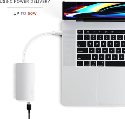Satechi 8 in 1 USB C Hub Multiport Adapter V2, 4K HDMI, 115W USB C PD Charging