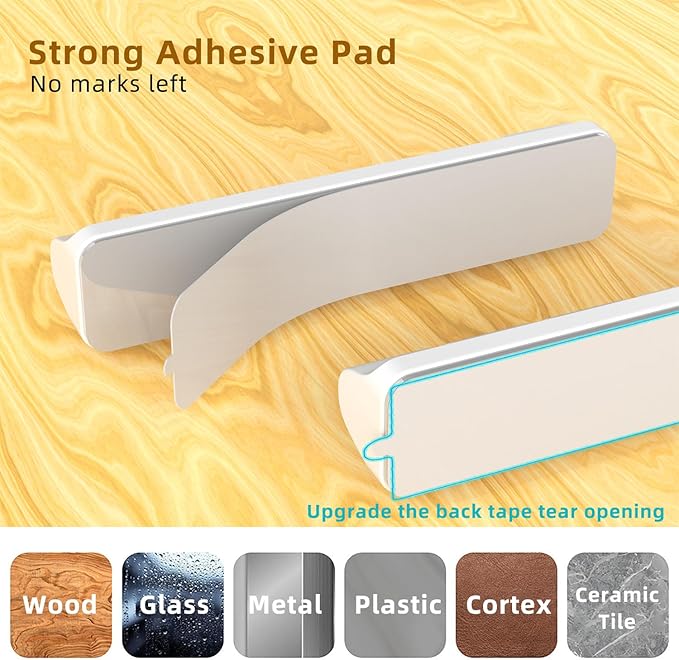 11PCS Cable Management Cord Holder Organizer, Magnetic Cable Clips Adhesive