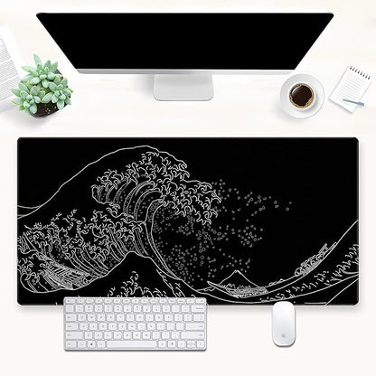 Japanese Great Wave Off Kanagawa Gaming Mouse Pad