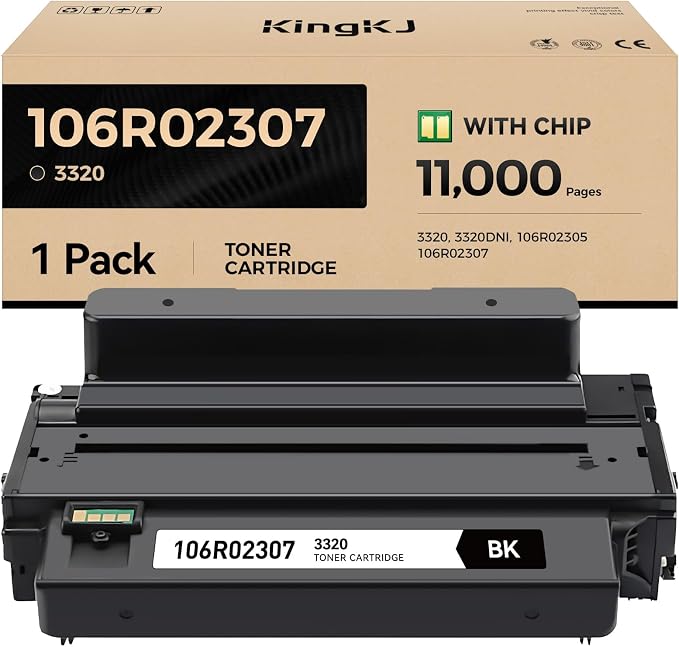 Phaser 3320 Black High Capacity Toner Cartridge 106R02307 Black 1-Pack