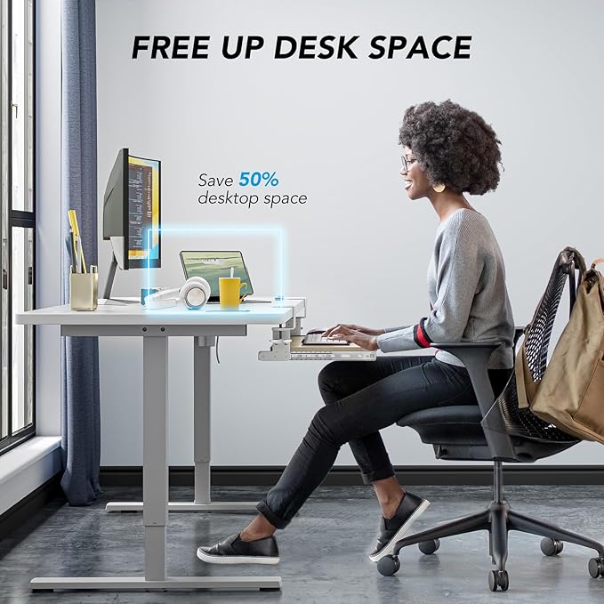 AX WABER Keyboard Tray Under Desk Pull Out