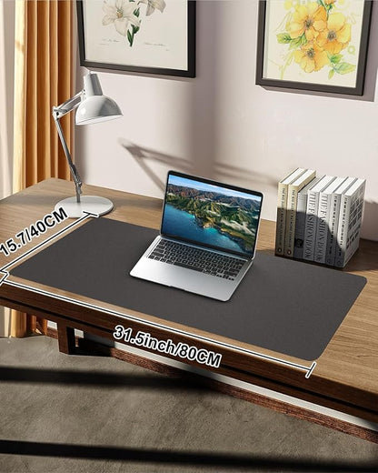 Small Desk Mat, Leather Desk Pad Protector, Desk Mouse pad, Office Desk mat
