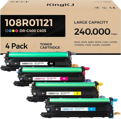108R01121 Drum Unit Set 4-Pack Black Cyan Magenta Yellow Replacement