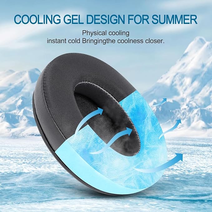 GVOEARS Cooling Gel Replacement Ear Pads