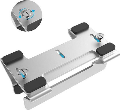 Aluminum Vertical Laptop Stand Dock Holder, Adjustable Slot Width 12-42mm