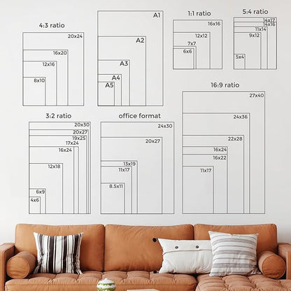 Metal Picture Frame - Gold Aluminum Picture Frames with Real Glass, Wall Mounting Horizontally or Vertically, Simple and Elegant Decor for Wall Gallery Poster Photo 11x6 Frames, Gold