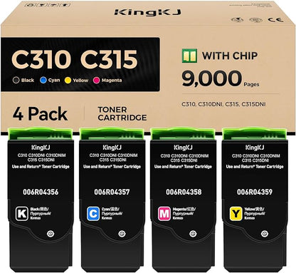 C310 C315 Toner Cartridge Set 4-Pack
