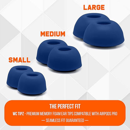 WC TipZ - Upgraded Memory Foam Ear Tips