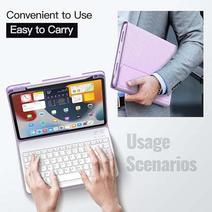 JETech Keyboard Case for iPad Air 11-Inch M3/M2, iPad Air 5th/4th