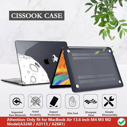 CISSOOK Case Compatible with MacBook Air 13.6 Inch 2022 2024 2025 Release Model