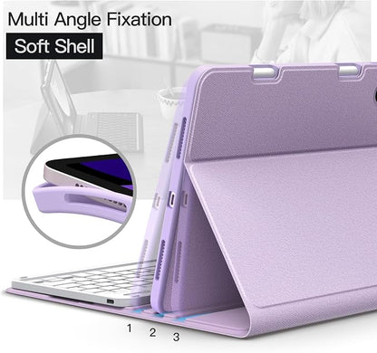 JETech Keyboard Case for iPad Air 11-Inch M3/M2, iPad Air 5th/4th