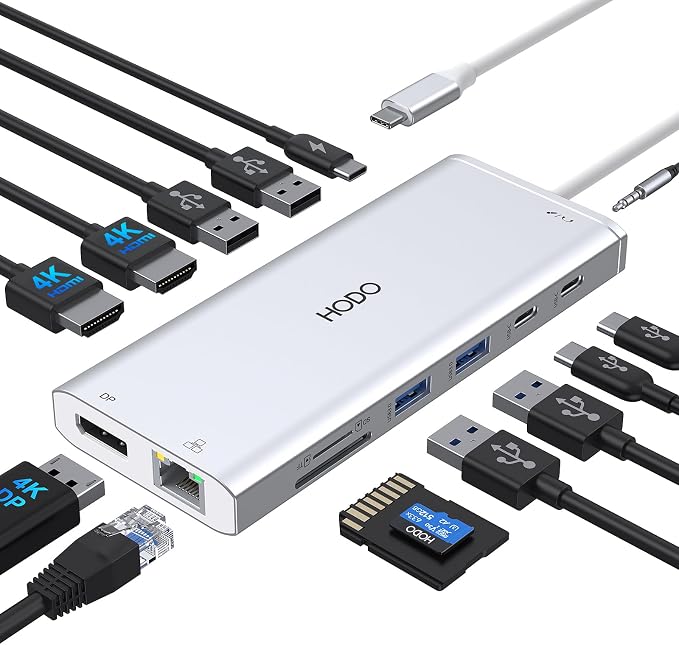 USB C Docking Station Dual Monitor HDMI
