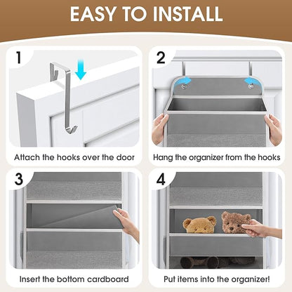 1 Pack Over The Door Organizer, Hanging Storage Organizer