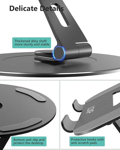 Ultra-Stable Swivel Laptop Stand