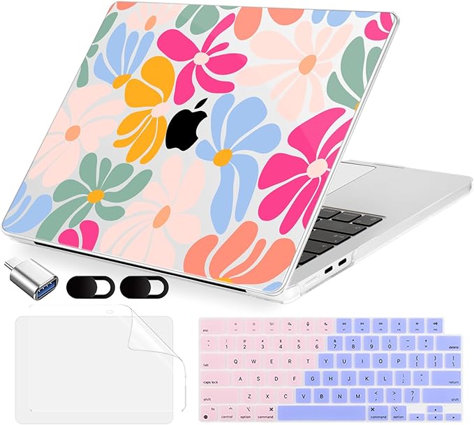 Compatible with MacBook Air 15 inch Case, M4 A3241/M3 A3114/M2 A2941, Hard Shell