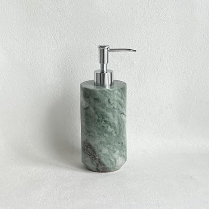Natural Onyx Cloud Green Refillable Bathroom Liquid Dispenser, Lotions Soap Container (Onyx Cloud Green)