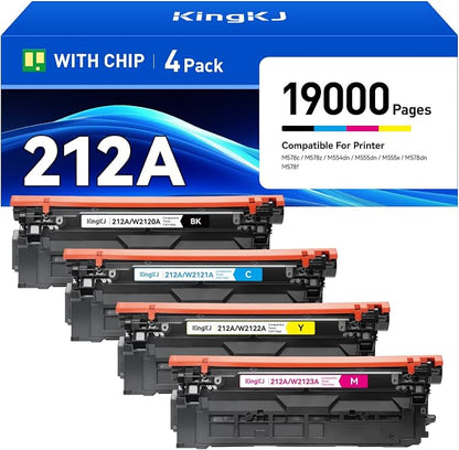 212A Toner Cartridges 4 Pack