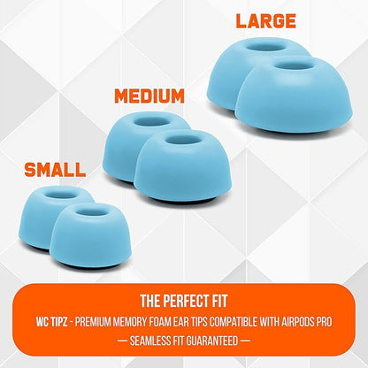 WC TipZ - Upgraded Memory Foam Ear Tips