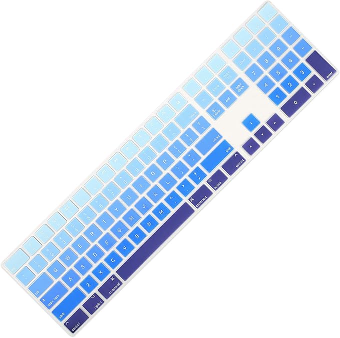 Allinside Ombre Blue Cover for Apple iMac Magic Wireless Keyboard