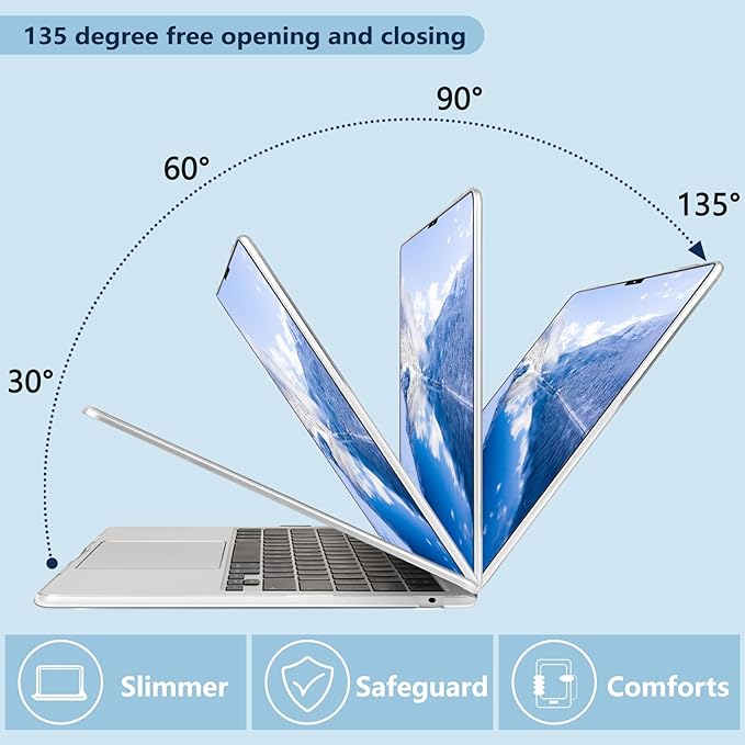 Compatible with MacBook Air 15 inch Case, M4 A3241/M3 A3114/M2 A2941, Hard Shell