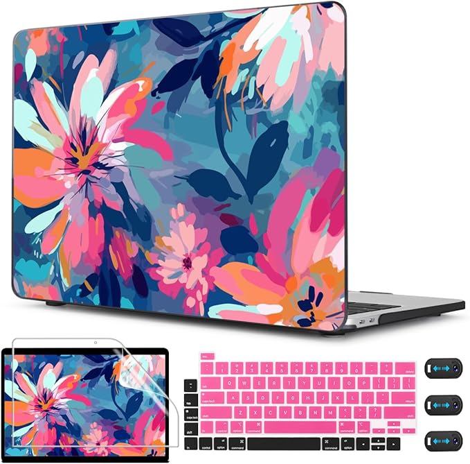 CISSOOK Compatible with MacBook Pro 13 inch Case 2025-2016 Release M2 M1 Chip