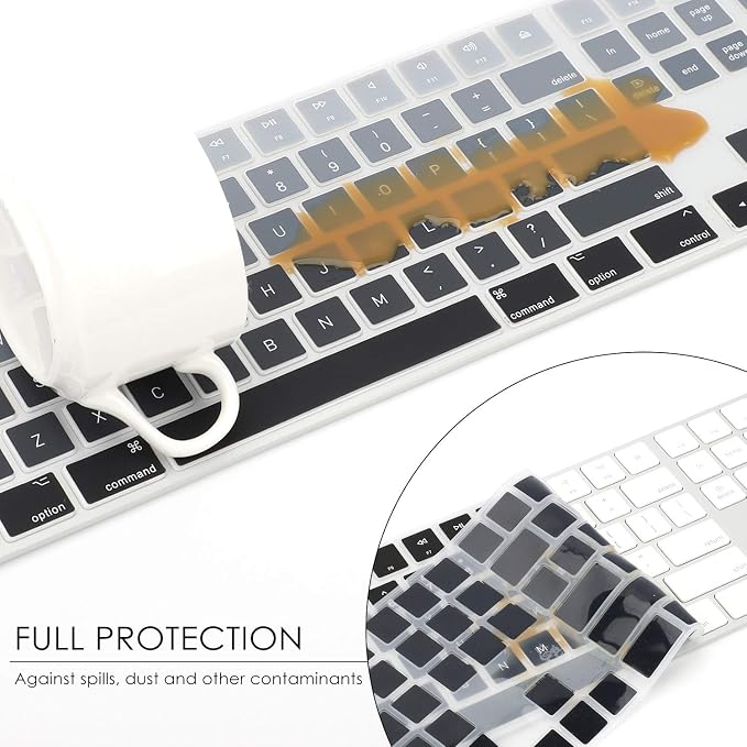 Allinside Ombre Gray Cover for Apple iMac Magic Wireless Keyboard
