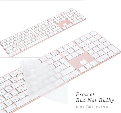 Keyboard Cover for iMac Magic Keyboard Ultra Thin Clear Protector Skin