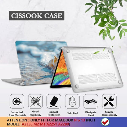 CISSOOK Compatible with MacBook Pro 13-inch Case 2025-2016 Release M2 M1 A2338