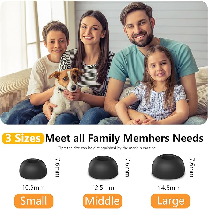 Memory Foam Replacement Ear Tips Compatible