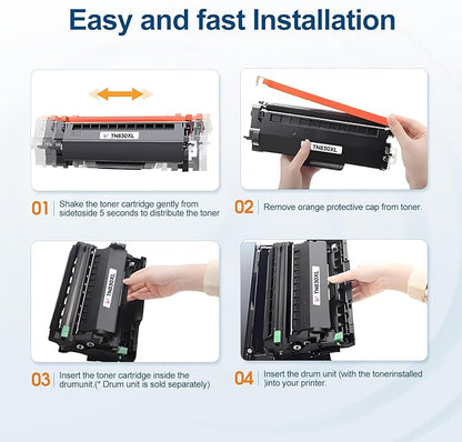 TN830XL Toner Cartridge Replacement