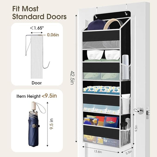 1 Pack Over The Door Organizer, Hanging Storage Organizer