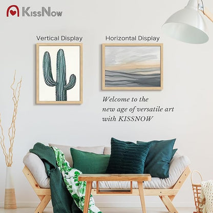 18x24 Poster Frame set of 4, Natural Oak Wood Picture Frame, Wall Hanging