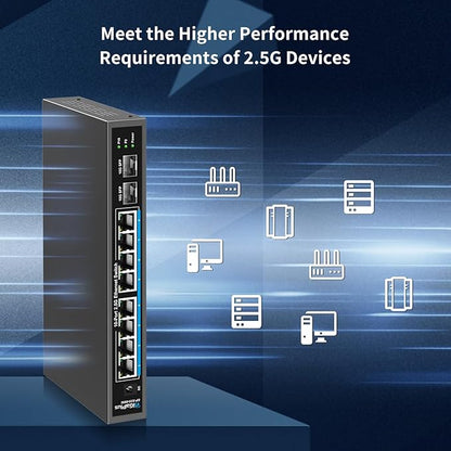 10 Port 2.5Gb Unmanaged Ethernet Switch