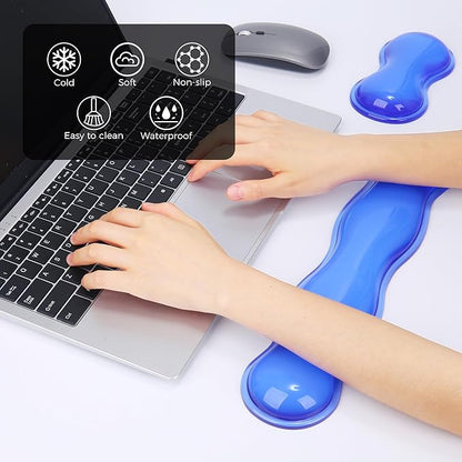 Gel Wrist Rest for Keyboard and Mouse, Wrist Rest for Keyboard, Mouse Wrist